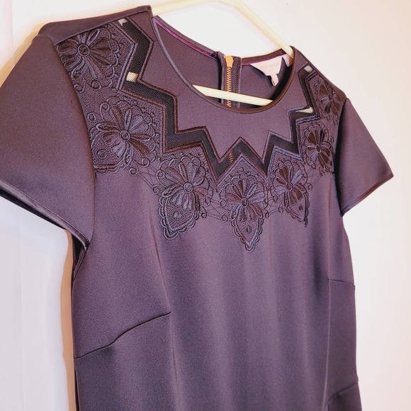 Ted Baker Black Mini Dress - Picture 3 of 15